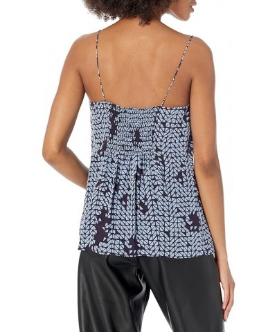 Women's Elastic Bk Cami.Tile Blue Multi $11.66 Others