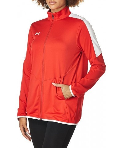 Women's Rival Knit Warm-Up Jacket Red $10.96 Jackets