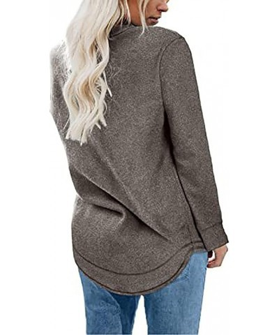 Womens Crewneck Sweatshirt Casual Long Sleeve Crew Neck Pullover Loose Fit Comfy Soft Fall Tops Fashion Outfit 2023 04 Gray $...