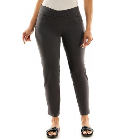 Women's Pull-on Ankle Length Pants Made with Millennium Fabric Grey $19.94 Pants