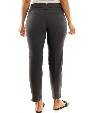 Women's Pull-on Ankle Length Pants Made with Millennium Fabric Grey $19.94 Pants