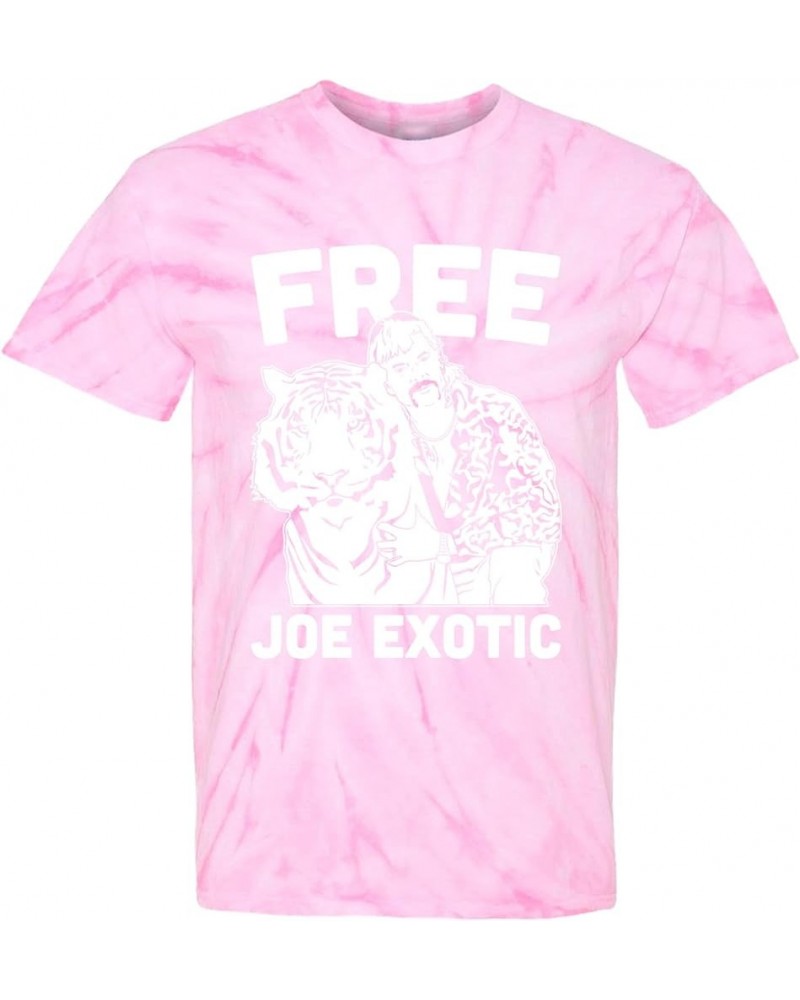 Free Joe Exotic - Gay Tiger King Documentary Men's T-Shirt Pink Tie Dye $9.64 T-Shirts