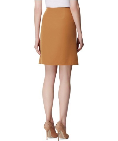 TAHARI Womens Brown Above The Knee Wrap Skirt Size 16 $21.14 Skirts