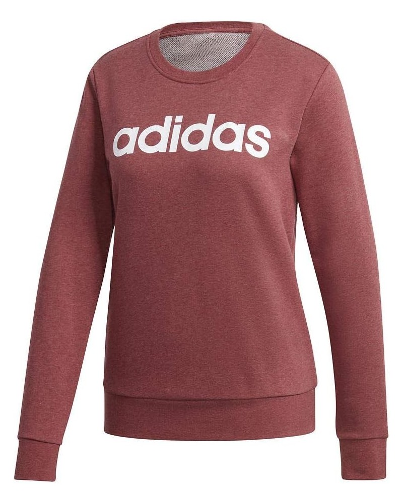 Women's Essentials Linear Sweatshirt Legacy Red Mel/White $22.09 Activewear