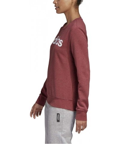 Women's Essentials Linear Sweatshirt Legacy Red Mel/White $22.09 Activewear