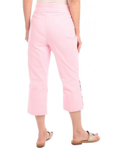 Petite 21 in. Solid Bootcut Capris 39 (US 8) Pink $14.58 Pants