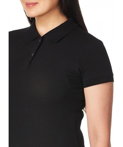 Uniforms Juniors' Stretch Pique Polo Shirt Black $11.60 Others