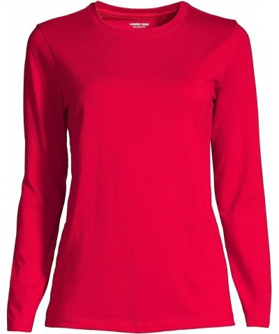 Women's Relaxed Supima Cotton T-Shirt Red $14.18 T-Shirts