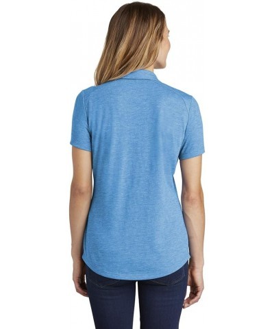 Ladies PosiCharge TRI-Blend Wicking Polo F20 Pond Blue Heather $11.02 Shirts