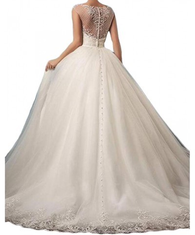 Detachable Train Wedding Dress Lace Mermaid Wedding Gowns White $85.68 Dresses