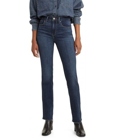 Women's 724 High Rise Straight Jeans (Also Available in Plus) Standard Chelsea Hour - Dark Indigo $13.51 Jeans