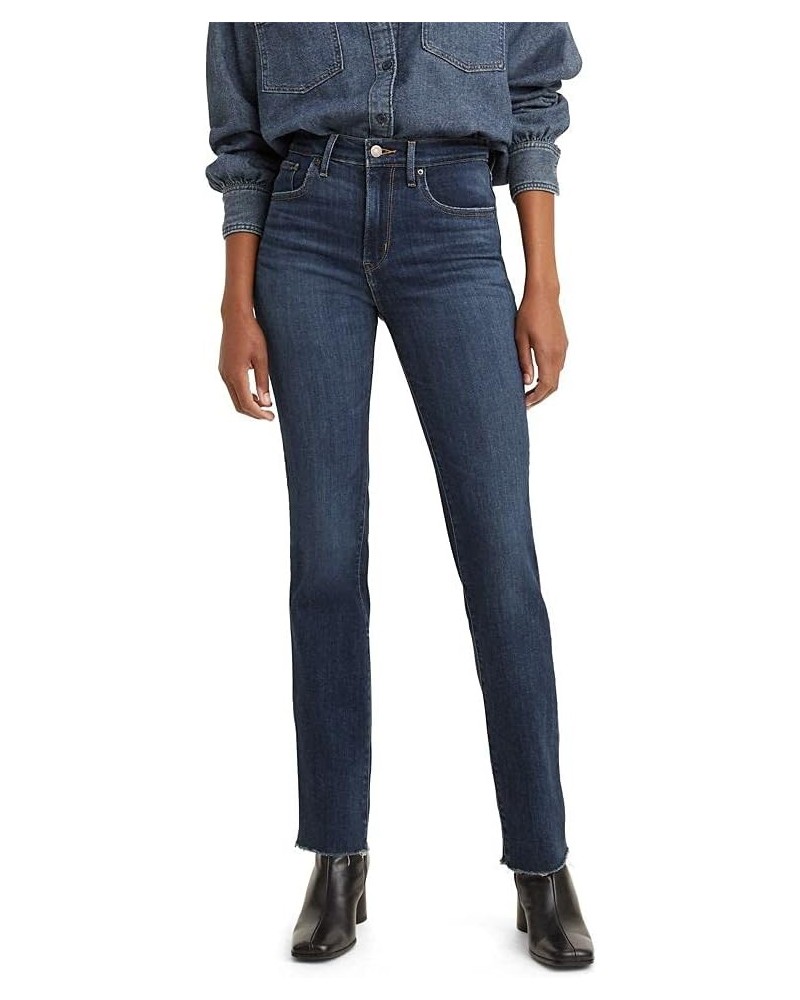 Women's 724 High Rise Straight Jeans (Also Available in Plus) Standard Chelsea Hour - Dark Indigo $13.51 Jeans