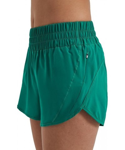 Running Shorts for Women,Women's Quick Dry Workout Sports Active Running Track Shorts with Elastic and Zip Pockets Green $17....