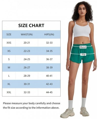 Running Shorts for Women,Women's Quick Dry Workout Sports Active Running Track Shorts with Elastic and Zip Pockets Green $17....