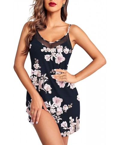 Women's Camisole Chemise Nightgown Pink Floral $11.60 Sleep & Lounge