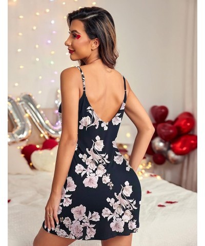 Women's Camisole Chemise Nightgown Pink Floral $11.60 Sleep & Lounge