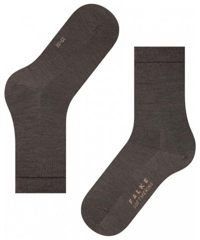 Women's Softmerino W So Brown (Dark Brown 5239) $20.68 Socks