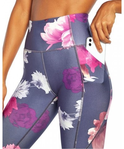 Women's Carson High Rise Pocket Capri Legging Heron Flora Collage $9.78 Others