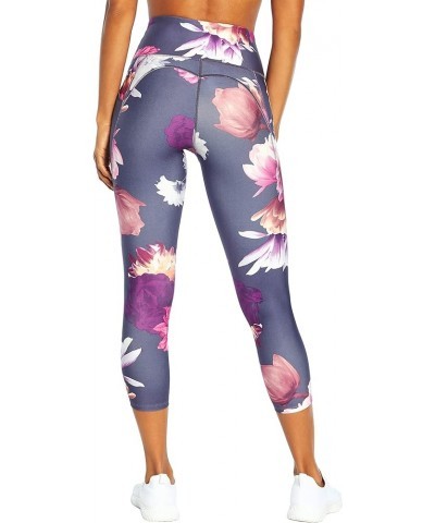 Women's Carson High Rise Pocket Capri Legging Heron Flora Collage $9.78 Others