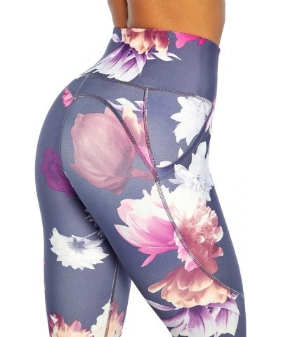 Women's Carson High Rise Pocket Capri Legging Heron Flora Collage $9.78 Others