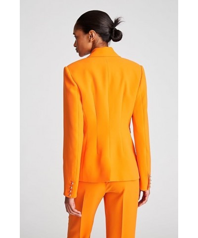 Women's Avery Jacket in Stretch Crepe Papaya $173.21 Blazers