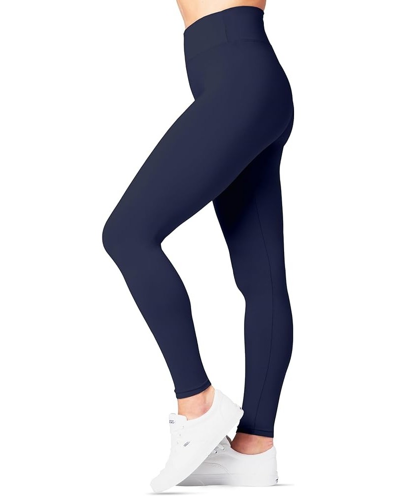 High Waisted Leggings for Women - Capri, Full Length, Fleece & with Pockets Women's Leggings … Full Length Navy $11.59 Active...