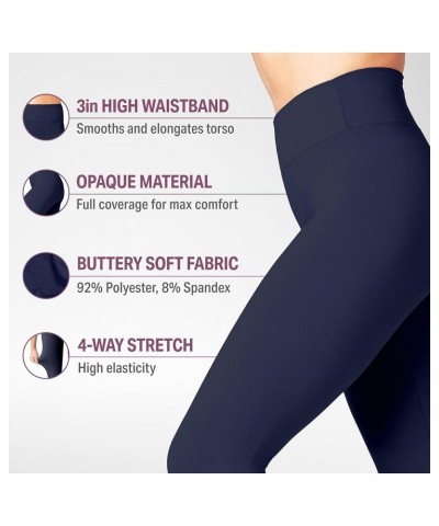 High Waisted Leggings for Women - Capri, Full Length, Fleece & with Pockets Women's Leggings … Full Length Navy $11.59 Active...