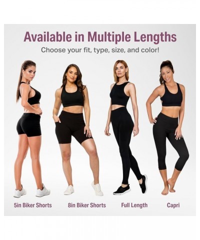 High Waisted Leggings for Women - Capri, Full Length, Fleece & with Pockets Women's Leggings … Full Length Navy $11.59 Active...