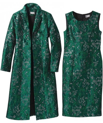 Jacquard Dress Set Jade $50.98 Suits