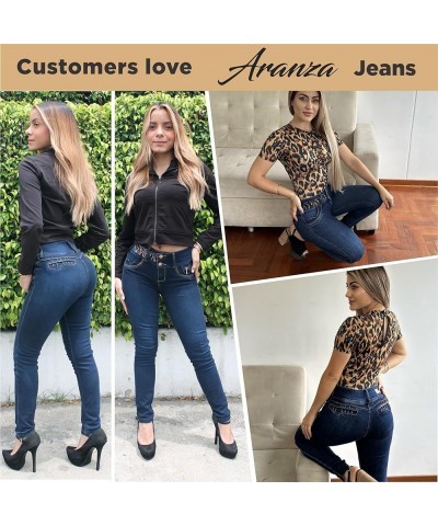 Colombian Jeans Pantalones Colombianos Levanta Cola Butt Lifting Skinny Jean Mid Rise Blue Blue $28.50 Jeans