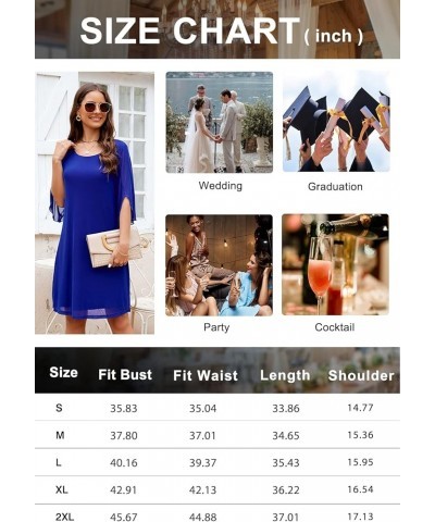 Womens Casual Ruffle 3/4 Sleeve Mesh Dress Loose Flowy Stretchy Dresses Elegant Evening Dress for Cocktail Party Yh Jasmine $...