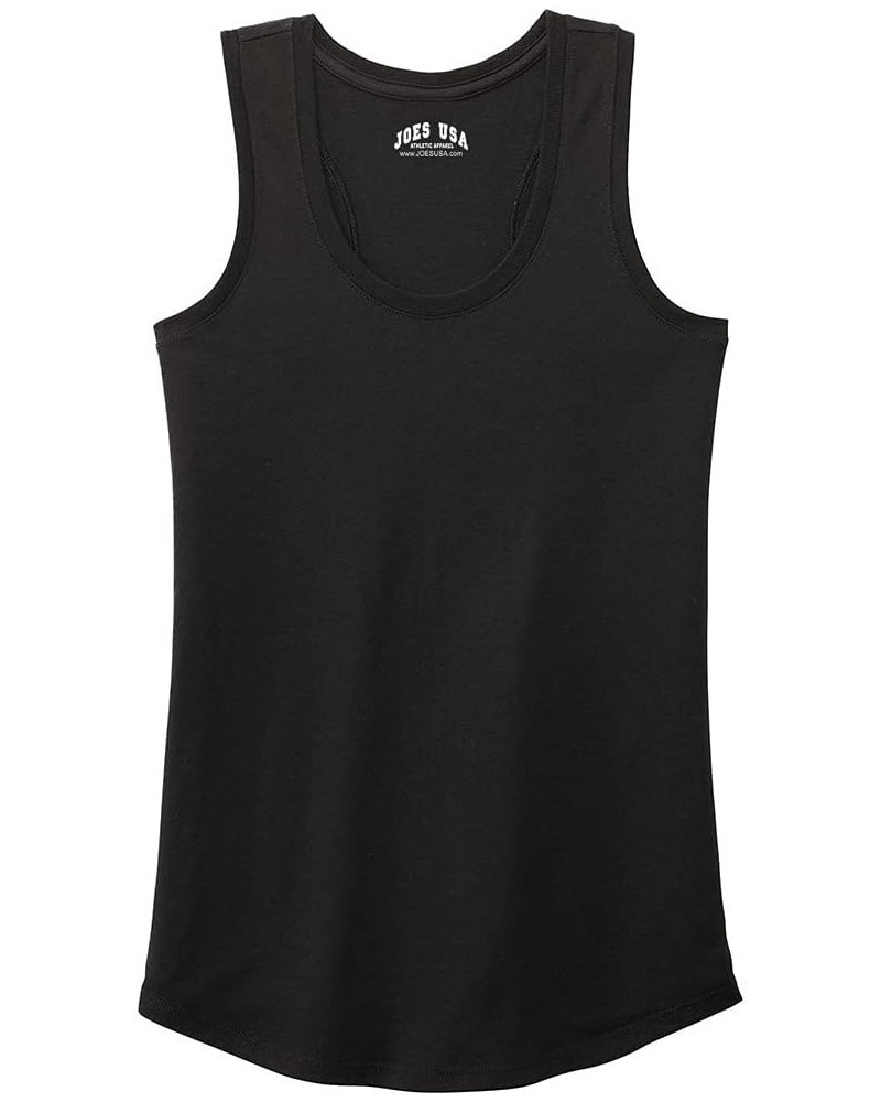 Ladies Tri-Blend Heather Racerback Tank Tops. XS-4XL Black $16.79 Tanks