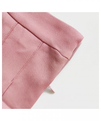 Women's High Waist Pleated Mini Skirt Skater Tennis Skirt Light Pink $12.64 Skirts