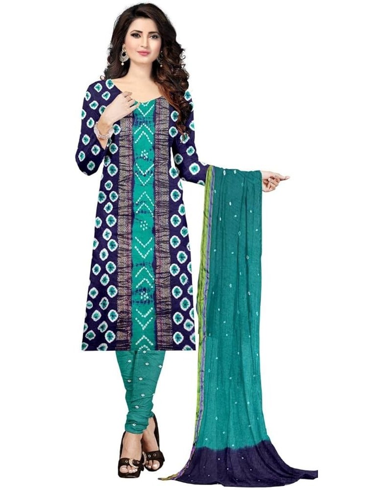 GJ Fashion Indian Traditional Churidar Salwar Suit with Dupatta for Women & Girls Blue-aquamarine33.1 $26.34 Suits