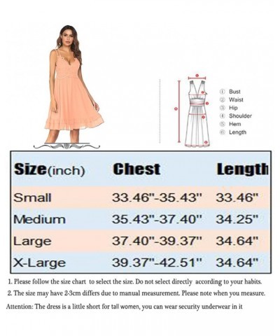 Summer Dresses for Women 2023 Sexy Lace V Neck Spaghetti Strap Sun Dress Ruffle Short Boho Dress 04 Wine Red $18.47 Dresses