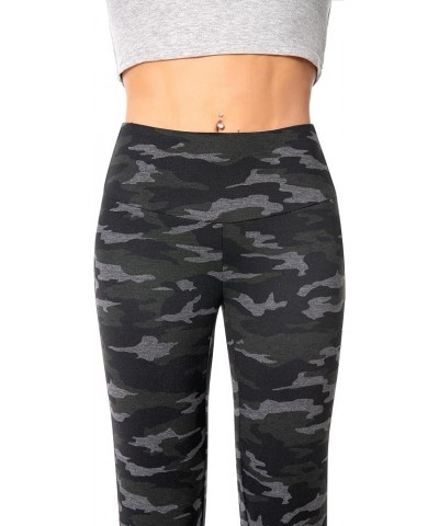 Women's Business Causal Slim Ponte Pull On Ankle Pants Olive Grey Black Camouflage $15.17 Pants