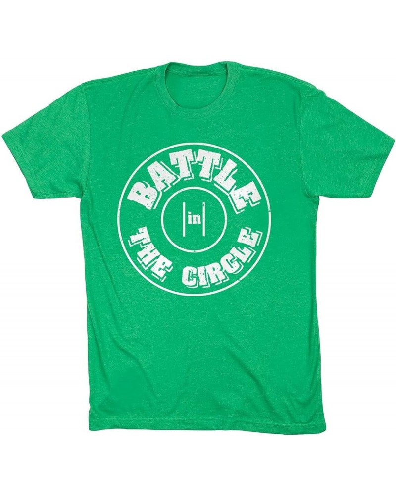 Wrestling Battle in Circle Short Sleeve T-Shirt | Wrestling Tee | Youth and Adult Sizes Youth Green $18.14 Tops