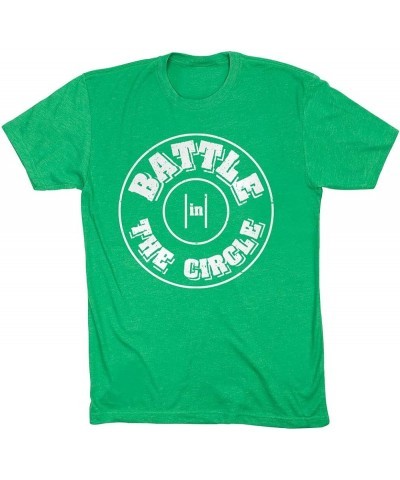 Wrestling Battle in Circle Short Sleeve T-Shirt | Wrestling Tee | Youth and Adult Sizes Youth Green $18.14 Tops