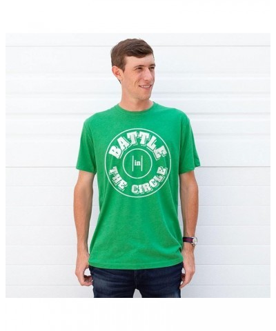 Wrestling Battle in Circle Short Sleeve T-Shirt | Wrestling Tee | Youth and Adult Sizes Youth Green $18.14 Tops