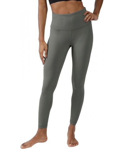 Ankle Length High Waist Power Flex Leggings - 7/8 Tummy Control Yoga Pants Mulled Basil $16.00 Others