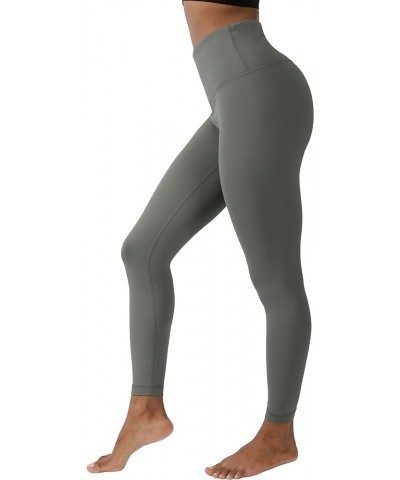 Ankle Length High Waist Power Flex Leggings - 7/8 Tummy Control Yoga Pants Mulled Basil $16.00 Others