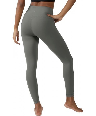 Ankle Length High Waist Power Flex Leggings - 7/8 Tummy Control Yoga Pants Mulled Basil $16.00 Others