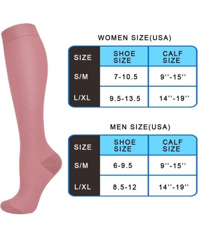 4 Pairs Copper Compression Socks for Women & Men 15-20 mmHg,Best Support for Nurses Running Hiking C03-multicoloured 03 $10.9...