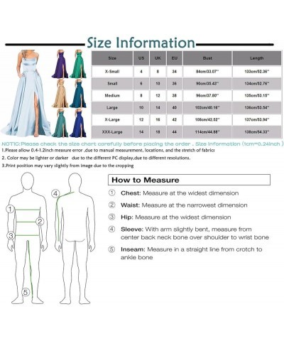 Dresses for Women 2024 Backless Satin Strap Party Long Dress Side Slit Wedding Dress with Pockets 1-mint Green $19.37 Dresses