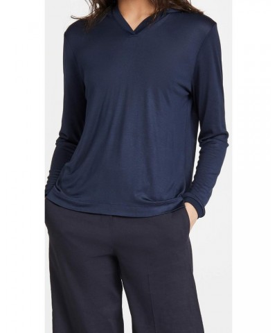 Women's Easy Rib Hoodie, Space, L $64.33 Hoodies & Sweatshirts