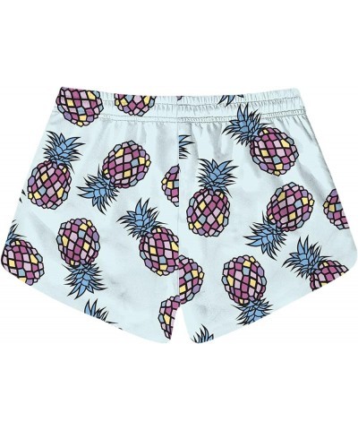 Womens Board Shorts Beach Shorts Surf Shorts Ladies Quick Dry Elastic Beach Party Daily Swim Wear Cool-pineapple $11.25 Swims...