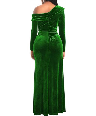 Elegant Prom Gown Mermaid Dresses for Women Formal Off Shoulder Evening Gown Backless Long Party Dress 4501n-green $23.91 Dre...