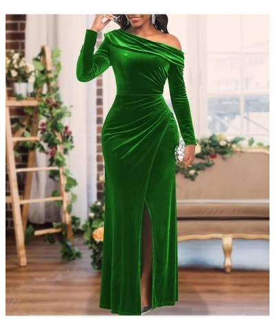 Elegant Prom Gown Mermaid Dresses for Women Formal Off Shoulder Evening Gown Backless Long Party Dress 4501n-green $23.91 Dre...