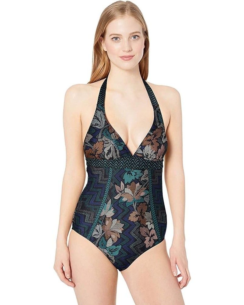 Women's Lahari One Piece Black Horchata $23.10 Swimsuits