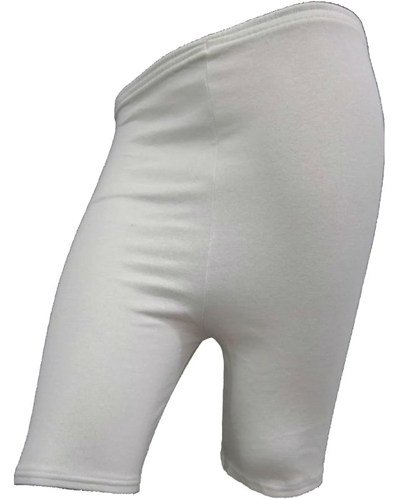 Ladies Cotton Knee Length Dance Cycling Gym Shorts Silver $8.92 Others